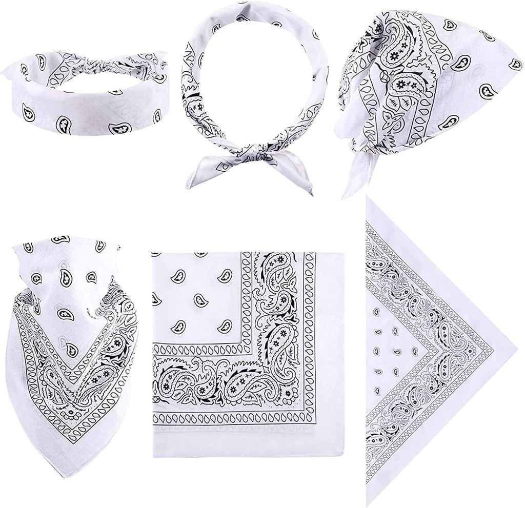 Pack Disfraz Vaquera Blanca Mujer 3 Piezas - Sombrero Cowboy con Tiara y Plumas, Pañuelo Bandana Western y Gafas de Sol UV - Set Completo para Carnaval, Despedidas de Soltera y Fiestas Temáticas - Talla Única.