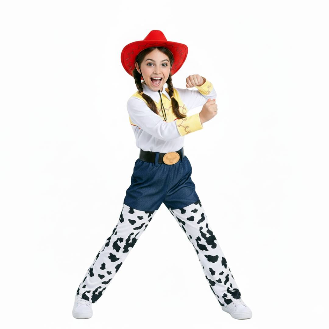 Disfraz Vaquera Niña - Cowgirl Show | Carnaval, Fiestas Temáticas | Diversión Asegurada | Talla 3-15 años