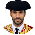 Montera de Torero para Disfraz Adulto - Sombrero Español para Carnaval, Halloween y Fiestas Temáticas