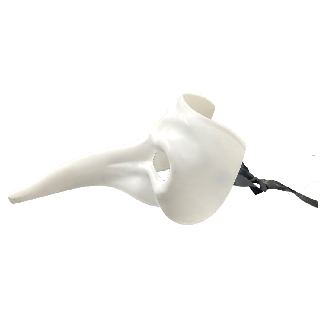 Máscara de la Peste Negra - Doctor de la Peste | Máscara Blanca para Disfraz Medieval, Gótico, Halloween y Carnaval