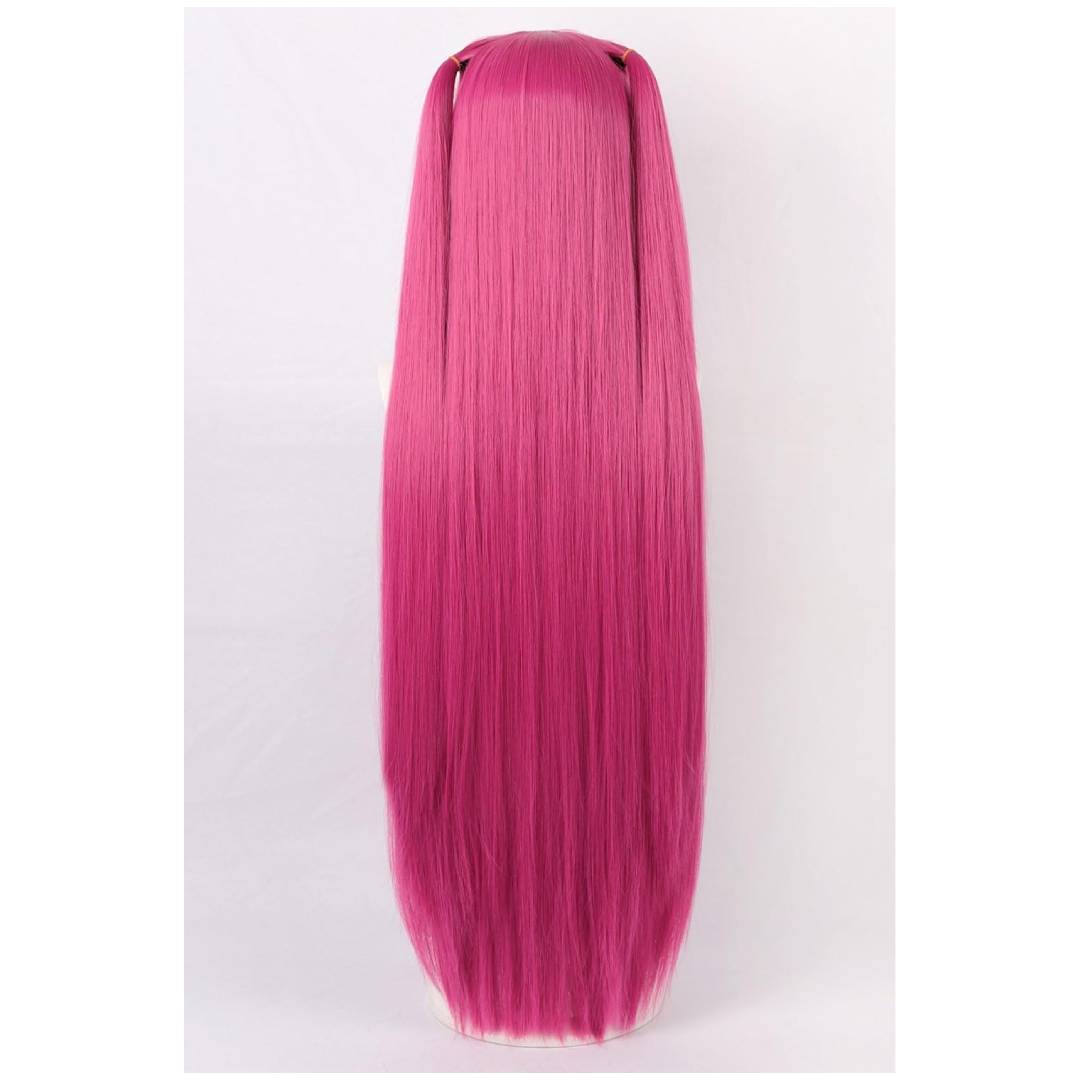 Peluca Rosa Larga K-pop - Cabello Sintético Suave para Mujer Adulta | Idol Musical