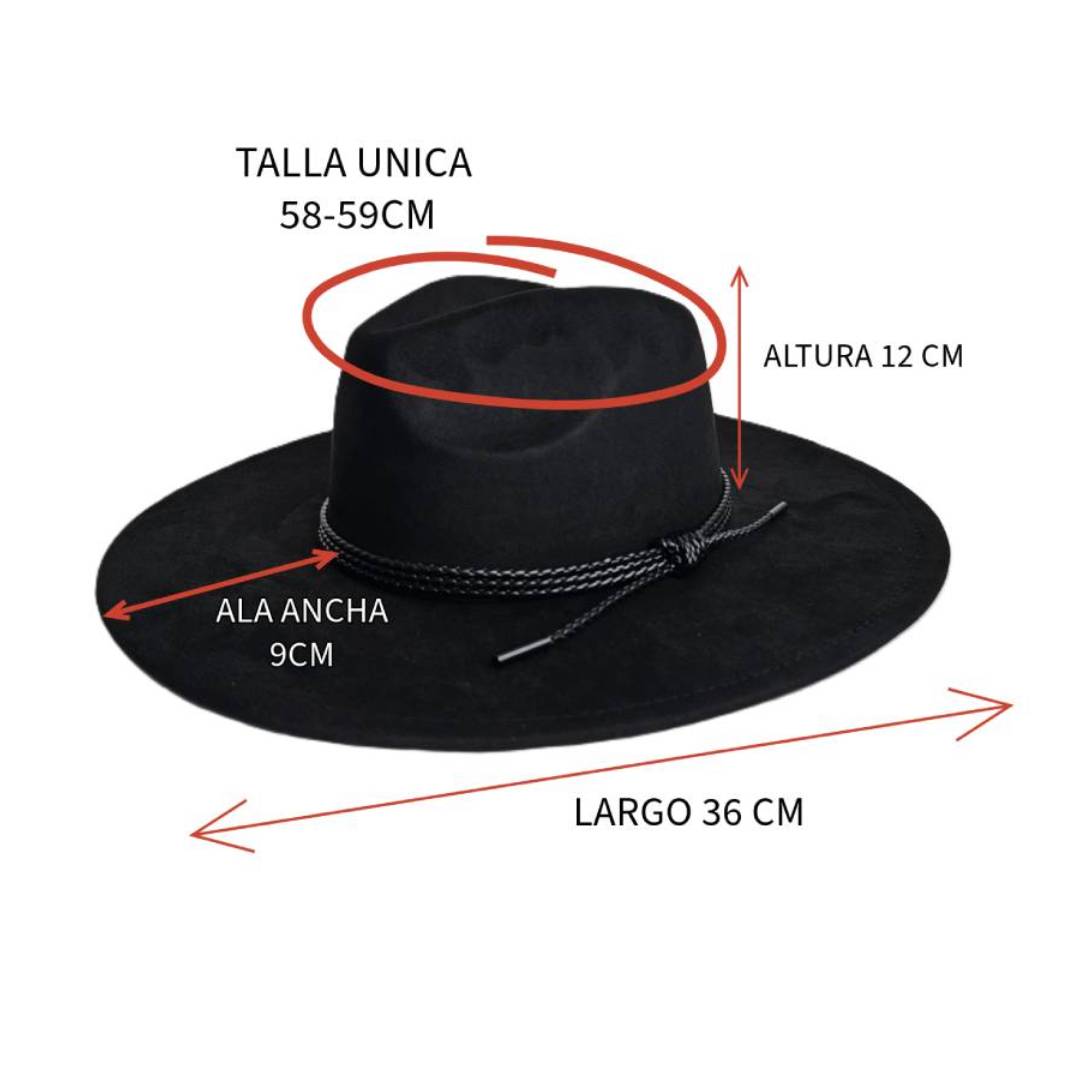 Sombrero Fedora Negro Premium - Fieltro de Ala Ancha | Elegante para Eventos | Talla Única