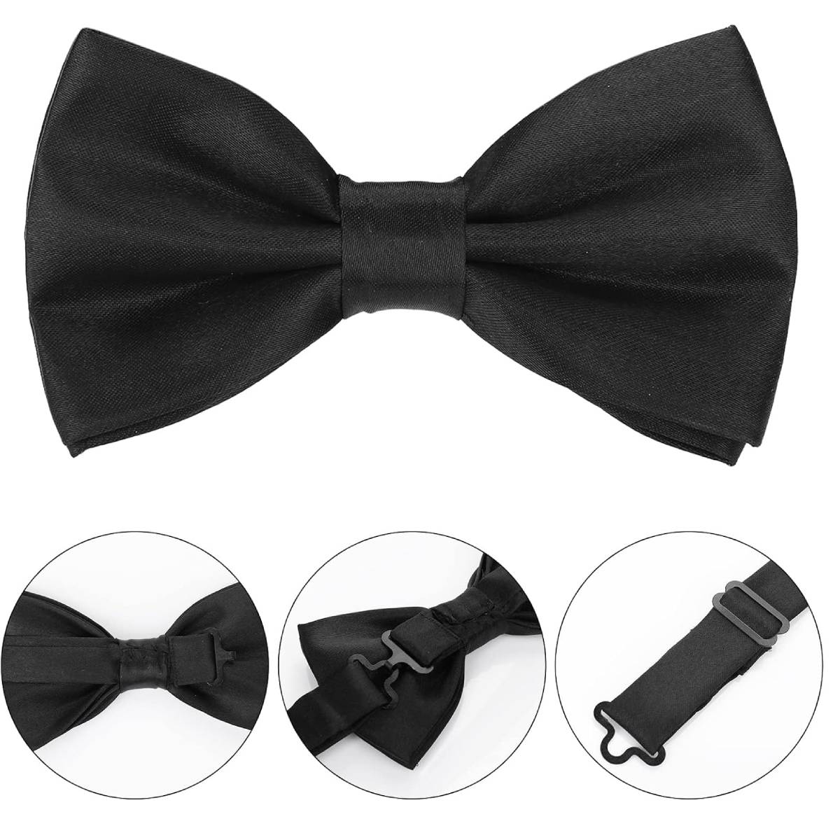 Disfraz Coneja Sexy Mujer - Vestido Negro para la Noche, Máscara y Pajarita - Halloween, Carnaval, Show Baile.