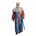 Disfraz Rey Mago Elegante - Traje con Bastón y Corona para Adulto | Halloween, Carnaval