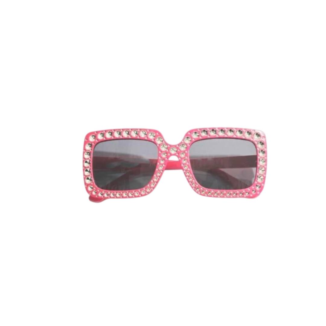 Pack Disfraz Vaquera Rosa Premium: Sombrero Cowgirl con Flecos Brillantes y Corona, Gafas de Sol Retro con Strass y Bandana Paisley - Kit Completo Talla Única Adulto - Ideal Carnaval, Festivales, Despedidas y Fiestas Temáticas