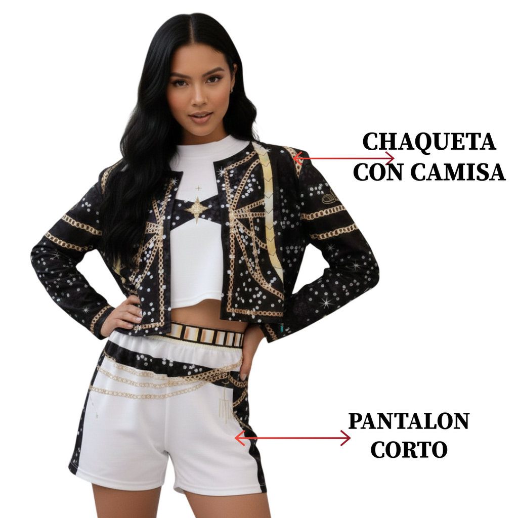 Disfraz Cyber-Fest Mujer - Look Futurista | Outfit Streetwear para Carnaval | Talla S/M
