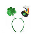 Pack 12 Diademas San Patricio - Accesorio de Disfraz Trébol y Caldero Arcoíris - Complemento Fiesta Temática, Carnaval y Photocall - Talla Única Ajustable (12 Unidades)