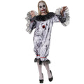 Disfraz de Payasa Asesina para Mujer - Mono Enterizo de Terror para Halloween y Carnaval - Tallas S M L