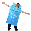 Disfraz de Condón Titan XXL - Traje Original y Divertido para Carnaval | Talla M/L