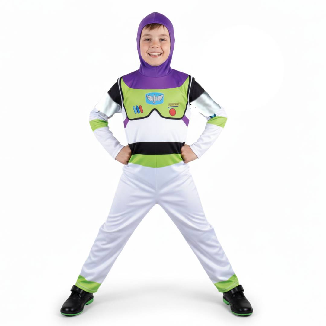 Disfraz de Astronauta Guardián Galáctico para Niños - Traje de Explorador Espacial Manga | Tallas 3 a 12 Años