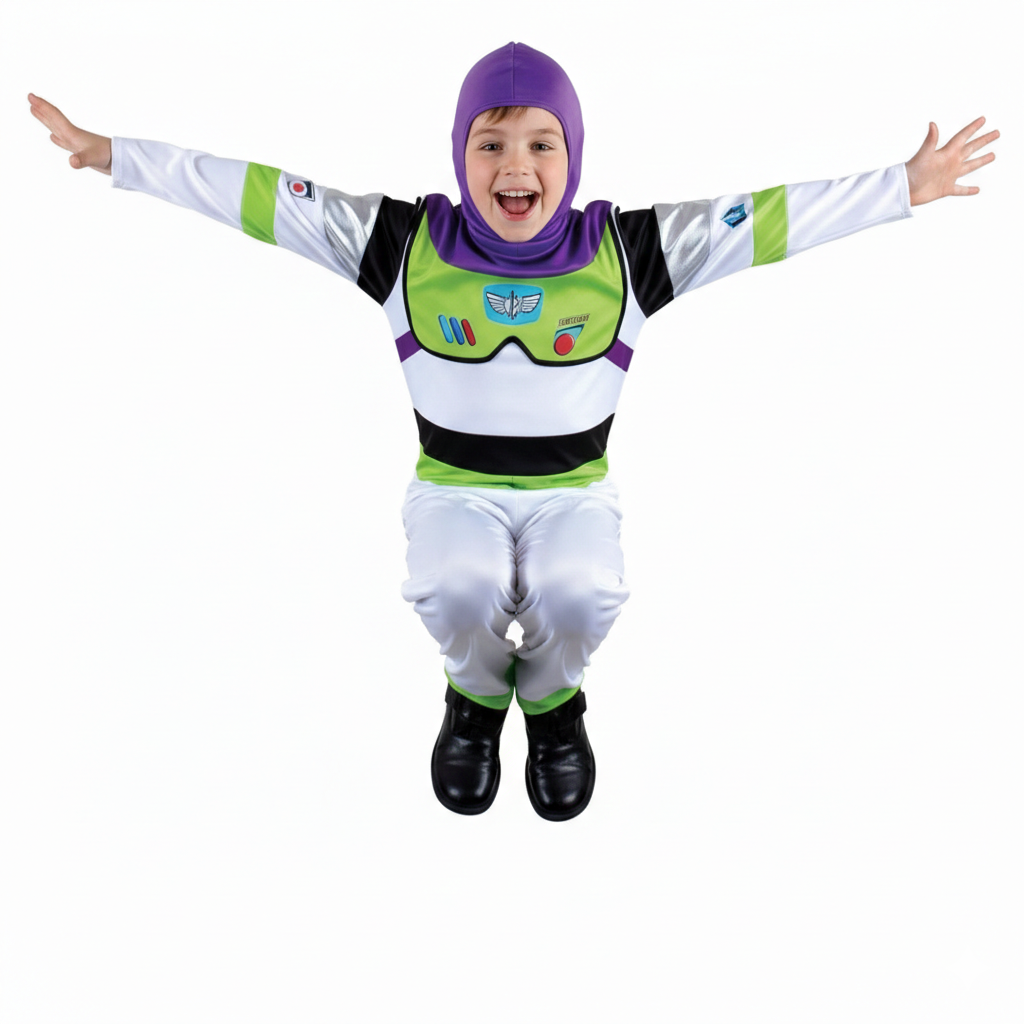 Disfraz de Astronauta Guardián Galáctico para Niños - Traje de Explorador Espacial Manga | Tallas 3 a 12 Años