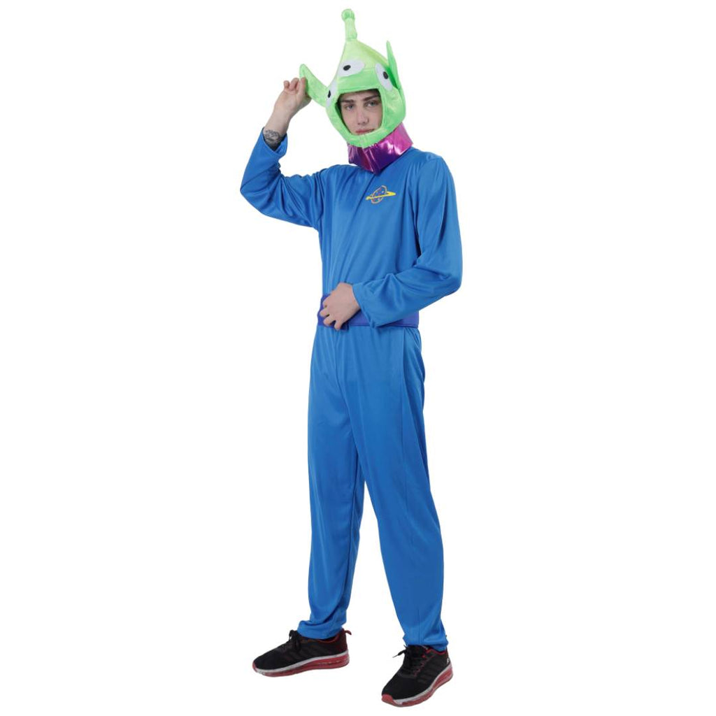 Disfraz de Alíen Galáctico Marciano Adulto - Traje Espacial Completo para Carnaval y Fiesta Halloween