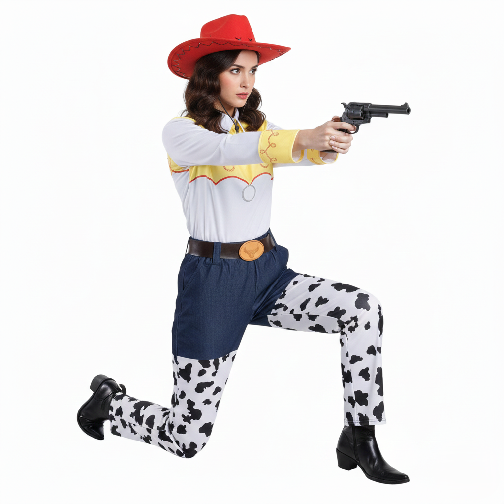 Disfraz Vaquera Western Deluxe - Vestido de Sheriff | Carnaval, Halloween | Lista para la Aventura, Comic