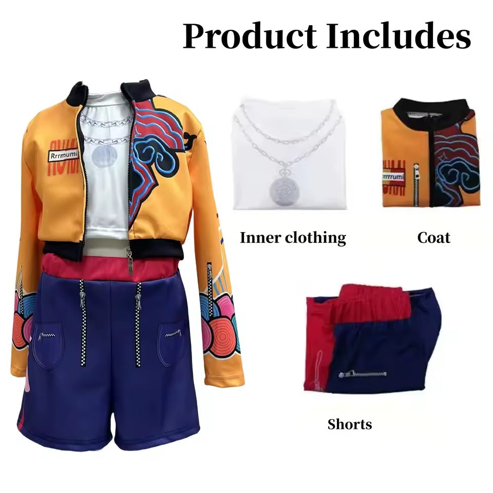 Disfraz K-pop Coreano Urbano - Traje Completo | Cosplay para Niñas | Talla 3-12 años