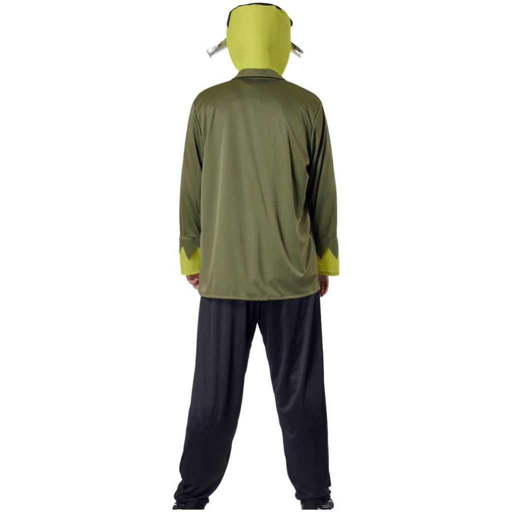 Disfraz de Monstruo Verde para Adulto - Conjunto Completo de 4 Piezas con Chaqueta y Gorro - Halloween y Carnaval