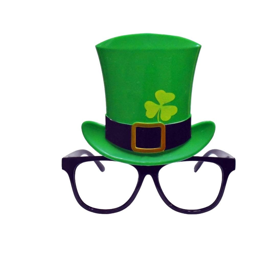 Pack Ahorro 12 Gafas "Leprechaun Hat" para Celebraciones de San Patricio - Ideal para Bares, Empresas y Eventos.