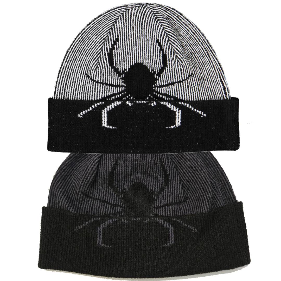 Pack Duo Reversible Spider Beanie – Dos Estilos en Uno – Punto Premium Ajustable.