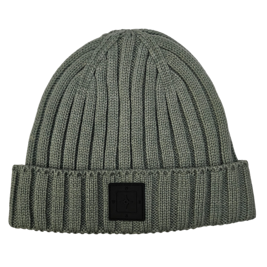 Gorro "Explorer" Verde Oliva – Punto Grueso Reforzado – Estilo Outdoor Técnico.