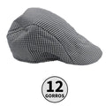 Pack 12 Gorras Chulapo Madrid para Bebé Niño Adulto | Boina Parpusa Tradicional San Isidro Disfraz Lote Grupos y Eventos