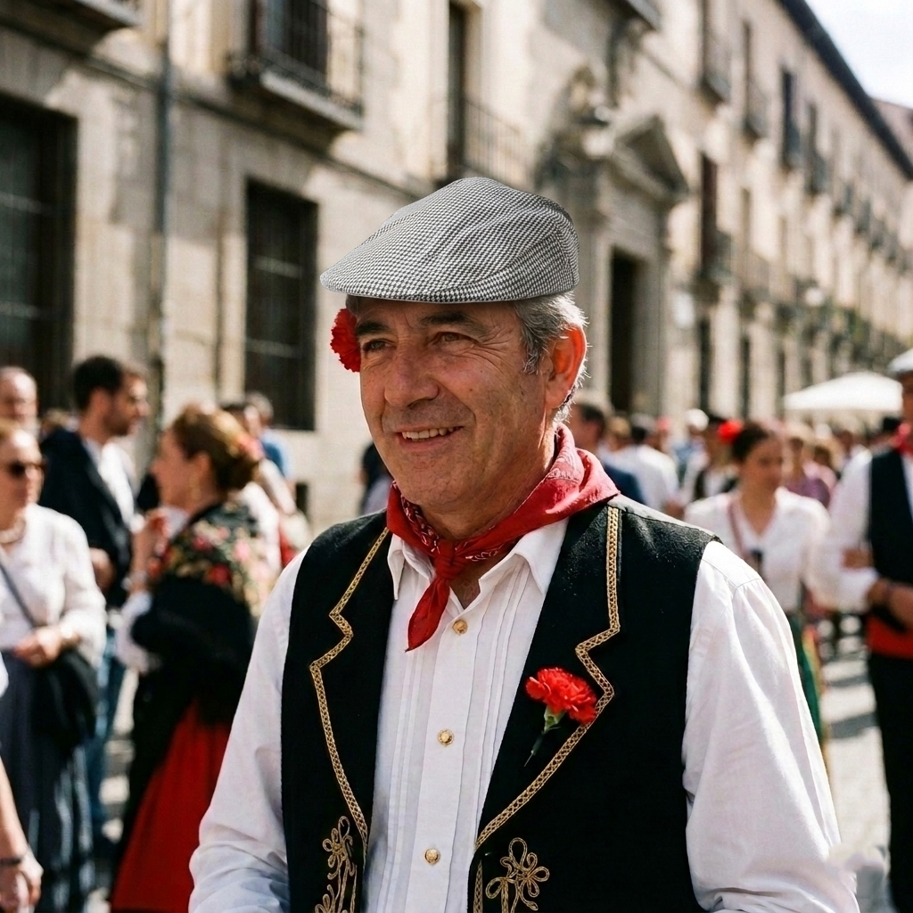Pack 12 Gorras Chulapo Madrid para Bebé Niño Adulto | Boina Parpusa Tradicional San Isidro Disfraz Lote Grupos y Eventos