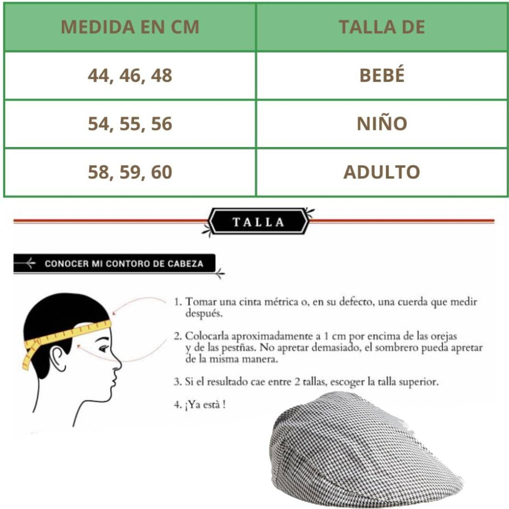 Pack 12 Gorras Chulapo Madrid para Bebé Niño Adulto | Boina Parpusa Tradicional San Isidro Disfraz Lote Grupos y Eventos