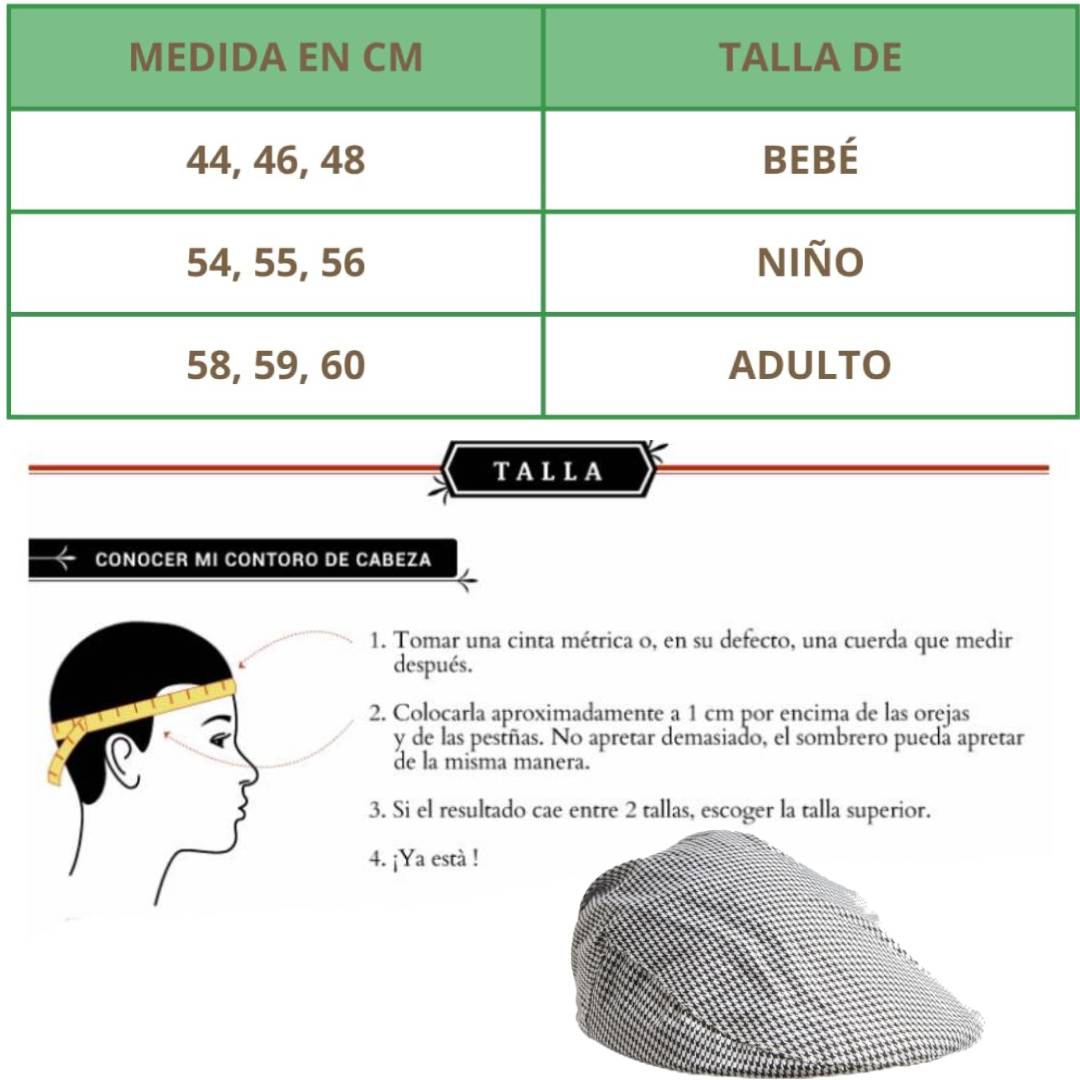 Pack 12 Gorras Chulapo Madrid para Bebé Niño Adulto | Boina Parpusa Tradicional San Isidro Disfraz Lote Grupos y Eventos