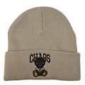Pack Duo "Chaos Bear" Beanie – El Gorro de Pareja Definitivo – Street Style Beige.