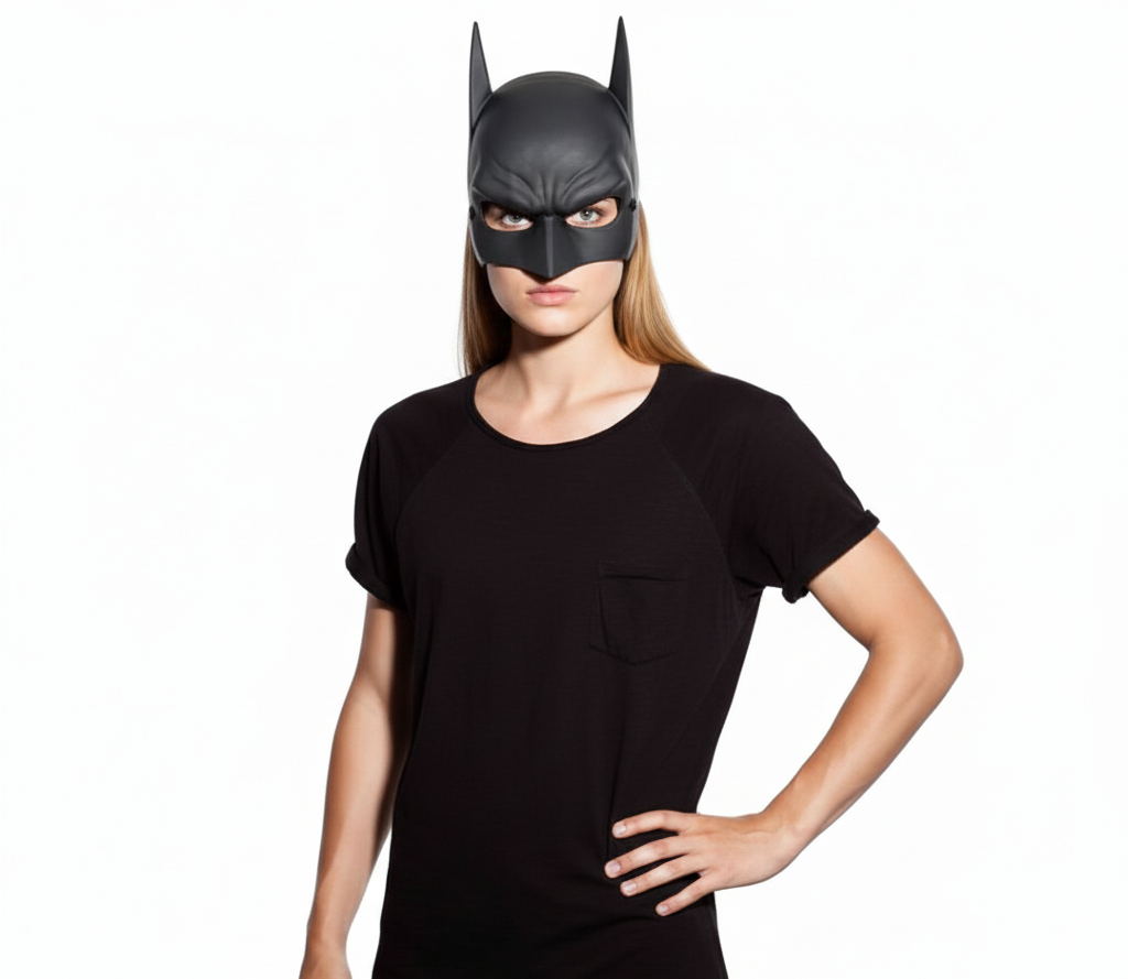 Máscara de Murciélago Nocturno - Antifaz Ajustable Adulto | Accesorio Unisex para Disfraz