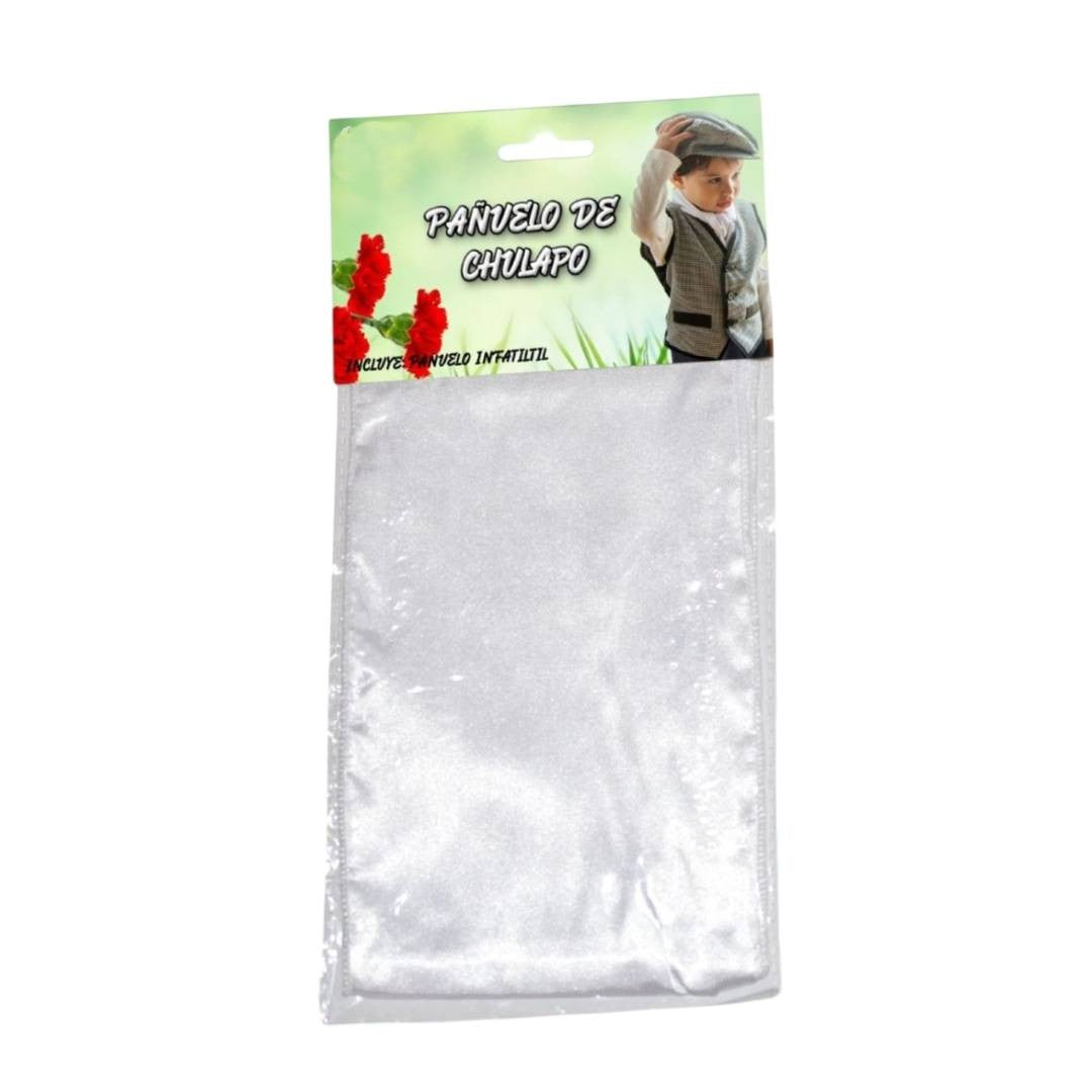 Pack 12 Pañuelos de Chulapo Madrileño Blancos para Niños - Pañoleta Tradicional San Isidro, Disfraz Carnaval y Teatro