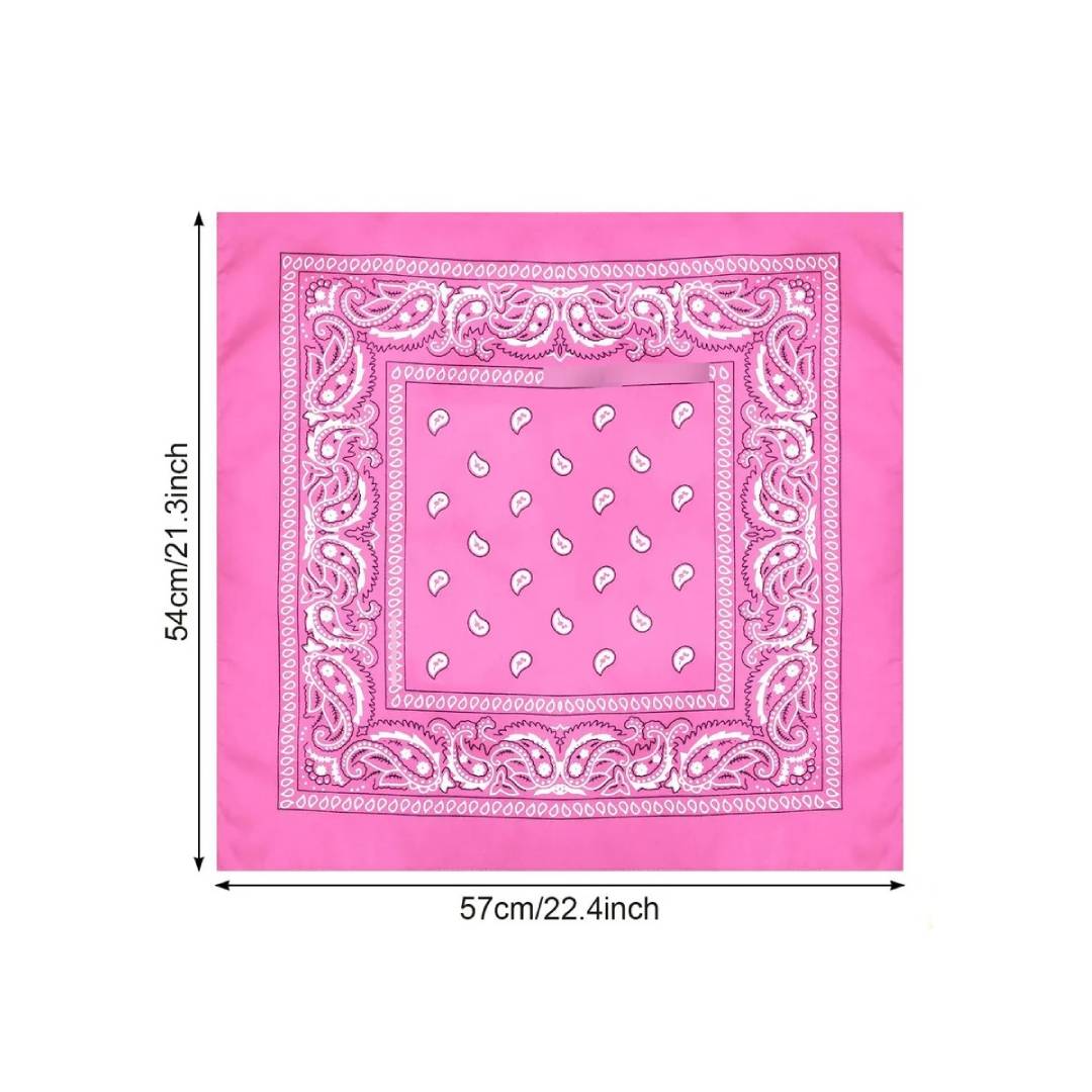 Pack Disfraz Vaquera Rosa Premium: Sombrero Cowgirl con Flecos Brillantes y Corona, Gafas de Sol Retro con Strass y Bandana Paisley - Kit Completo Talla Única Adulto - Ideal Carnaval, Festivales, Despedidas y Fiestas Temáticas