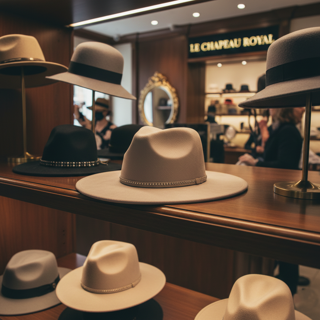 Sombrero Fedora Elegante - Ala Ancha Fieltro Crema | Estilo Boho y Premium para Hombre y Mujer | Talla Única Ajustable