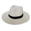 Sombrero de Paja de Papel para Hombre y Mujer – Sombrero Panamá de Sol Unisex Talla Única Adulto (56-57cm), Ala Ancha 7cm y Copa 11cm, Suave, Ligero y Resistente, Ideal para Playa, Viajes y Verano