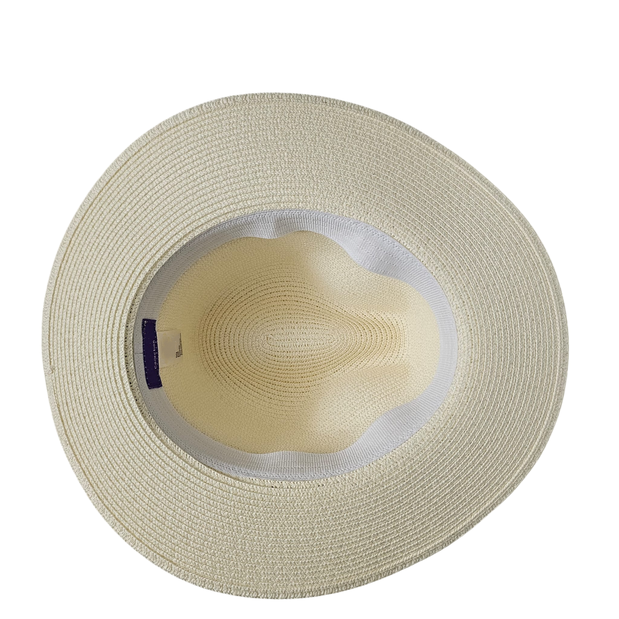 Sombrero Panamá de Ala Ancha para Hombre y Mujer Adulto - Sombrero de Paja 100% Papel Fuerte y Resistente para Verano y Playa, Protección Solar, Tallas M (56-57cm) y L (58-59cm)