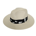 Sombrero Panamá de Ala Ancha para Hombre y Mujer Adulto - Sombrero de Paja 100% Papel Fuerte y Resistente para Verano y Playa, Protección Solar, Tallas M (56-57cm) y L (58-59cm)
