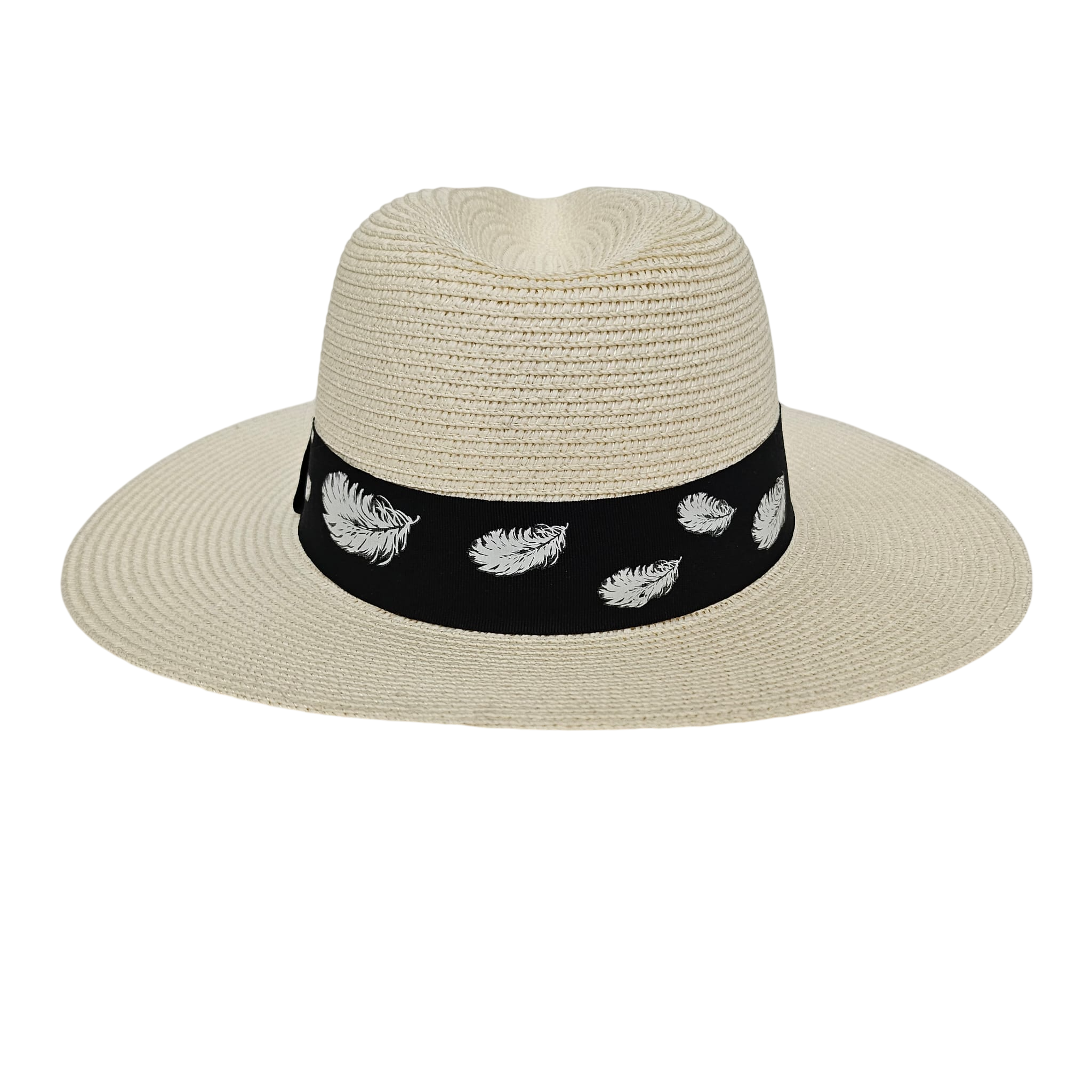 Sombrero Panamá de Ala Ancha para Hombre y Mujer Adulto - Sombrero de Paja 100% Papel Fuerte y Resistente para Verano y Playa, Protección Solar, Tallas M (56-57cm) y L (58-59cm)