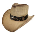 Sombrero Cowboy Vaquero Beige Clásico Tejano Norteño Estilo Western para Hombre Mujer