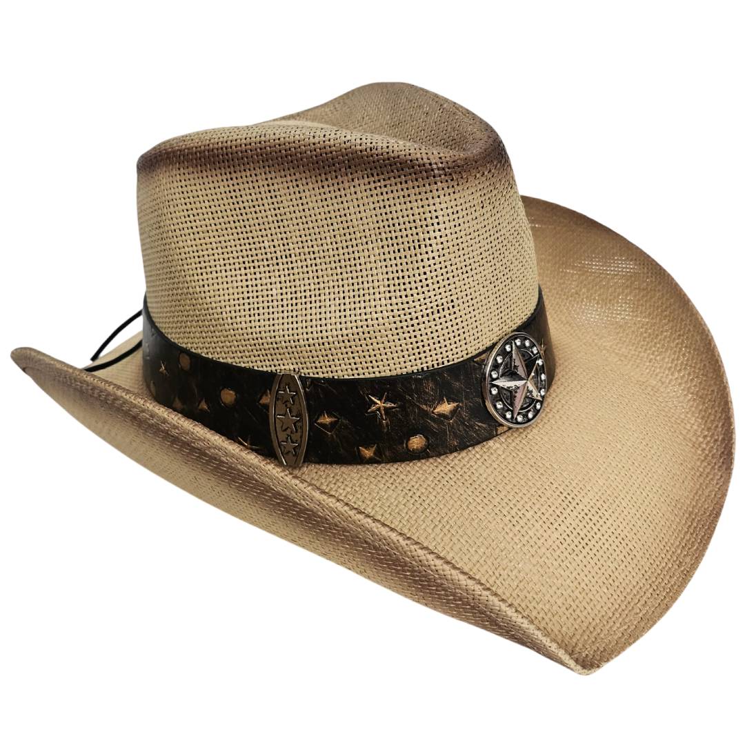 Sombrero Cowboy Vaquero Beige Clásico Tejano Norteño Estilo Western para Hombre Mujer