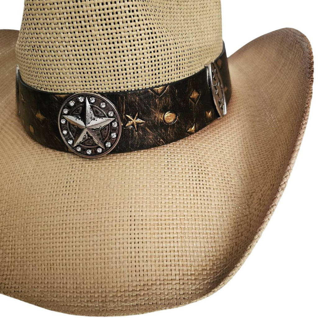 Sombrero Cowboy Vaquero Beige Clásico Tejano Norteño Estilo Western para Hombre Mujer