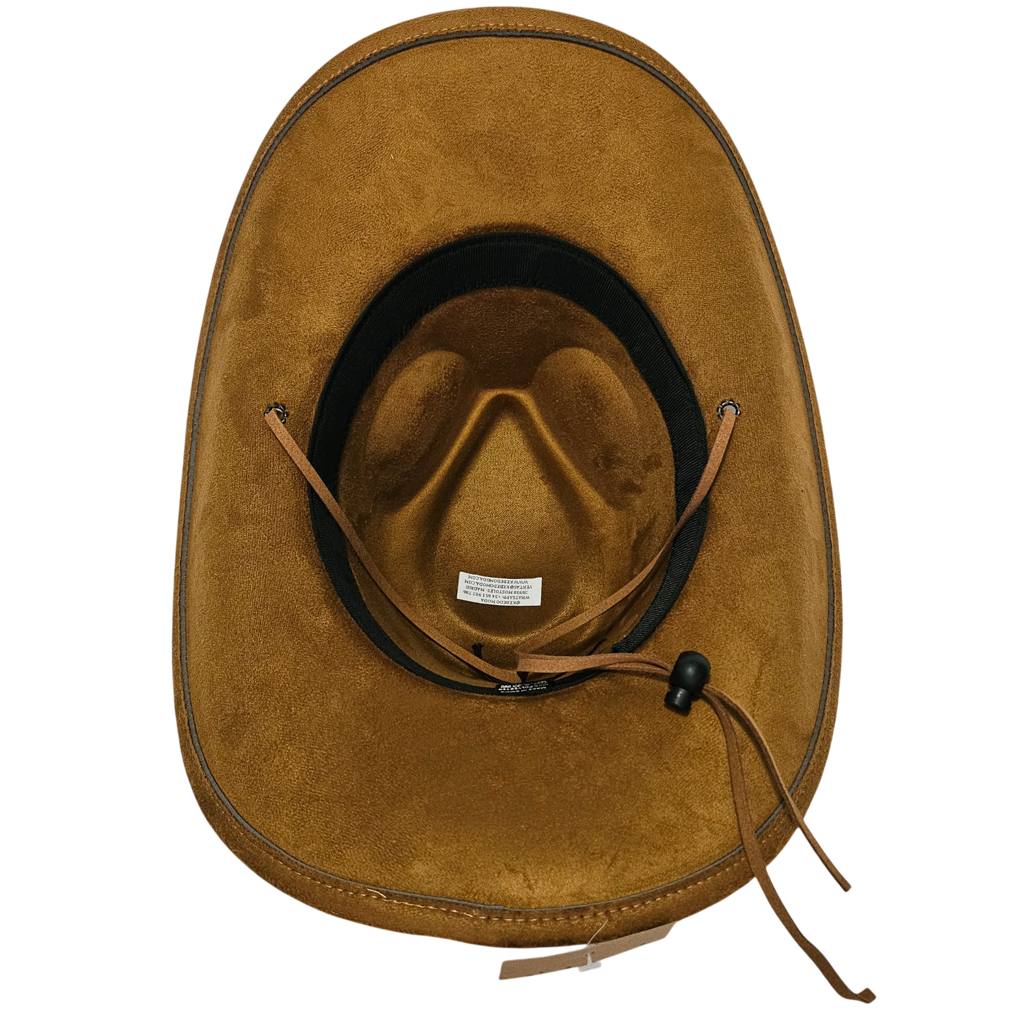 Sombrero Cowboy Adulto Hombre y Mujer - Sombrero Vaquero Ajustable (56-59cm) Gamuza Sintética Premium | Alternativa Resistente a Sombreros de Paja y Papel Trenzado - Ala Ancha 9.5cm, Estilo Western con Pluma de Plata Detalle Decorativo