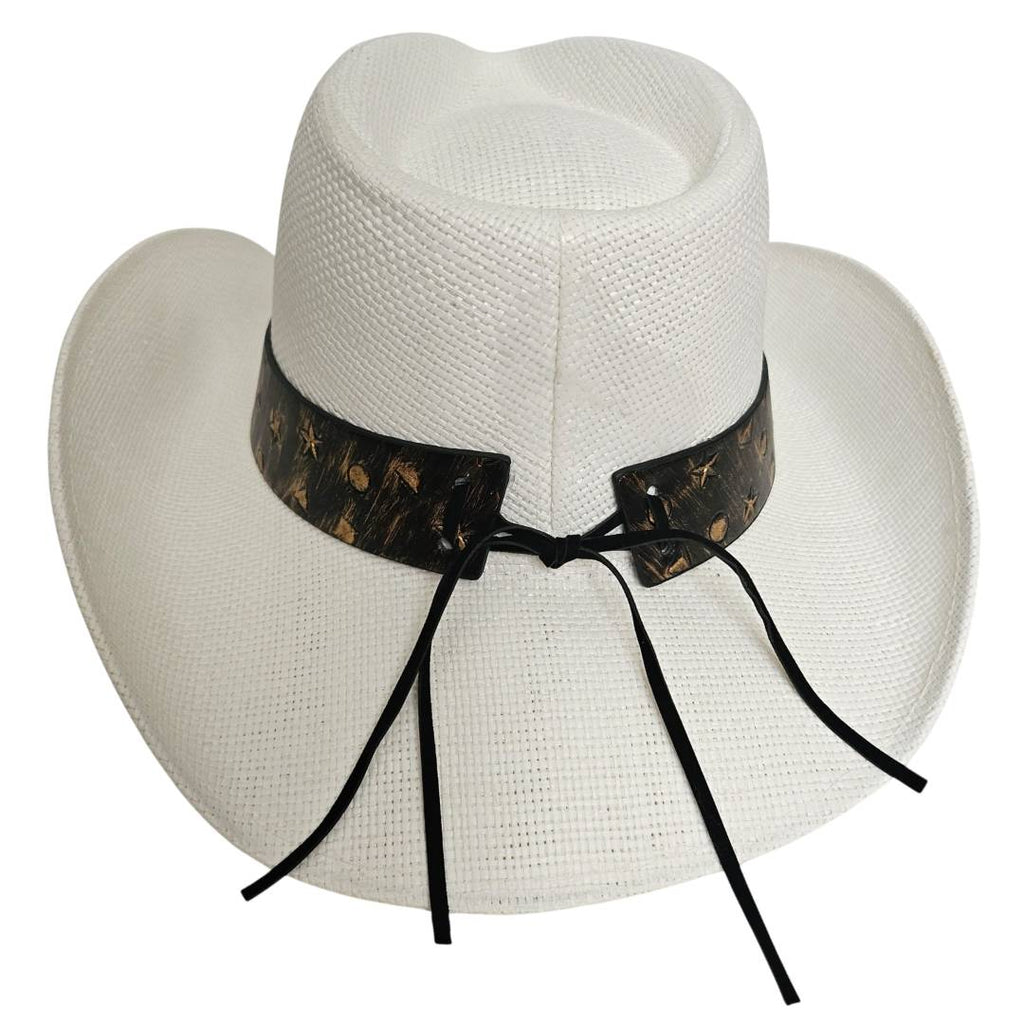 Sombrero Cowboy Estilo Western Norteño Gorro de lujo para Hombre y Mujer Outfit de Festival Vaquero Country