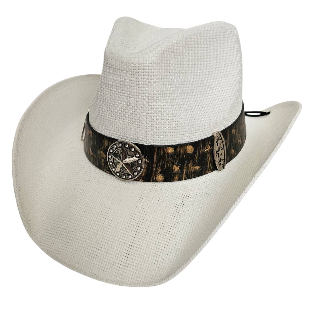 Sombrero Cowboy Estilo Western Norteño Gorro de lujo para Hombre y Mujer Outfit de Festival Vaquero Country