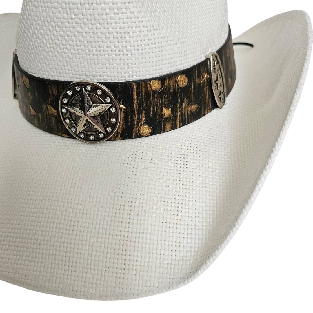 Sombrero Cowboy Estilo Western Norteño Gorro de lujo para Hombre y Mujer Outfit de Festival Vaquero Country
