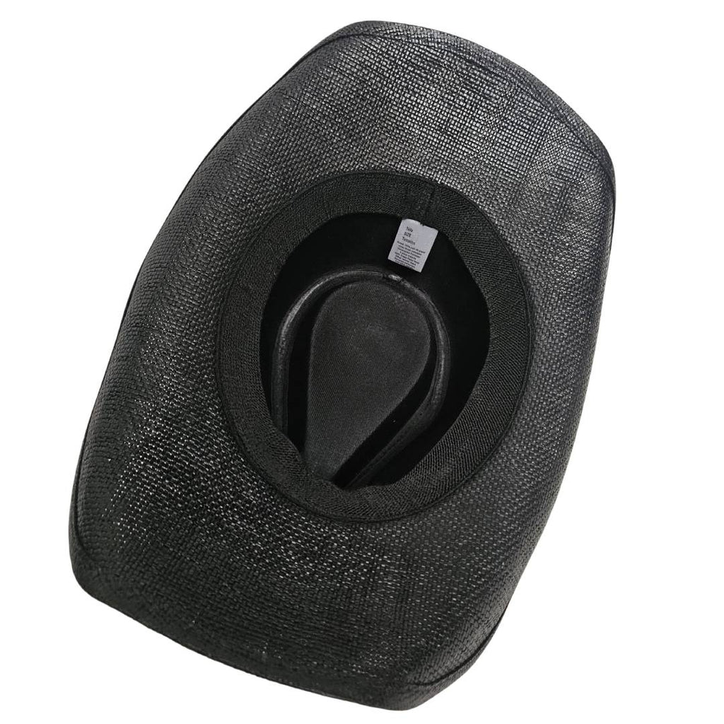 Sombrero Cowboy Negro Estilo Western – Vaquero con Hebilla de Lujo (Tallas 58-60cm)