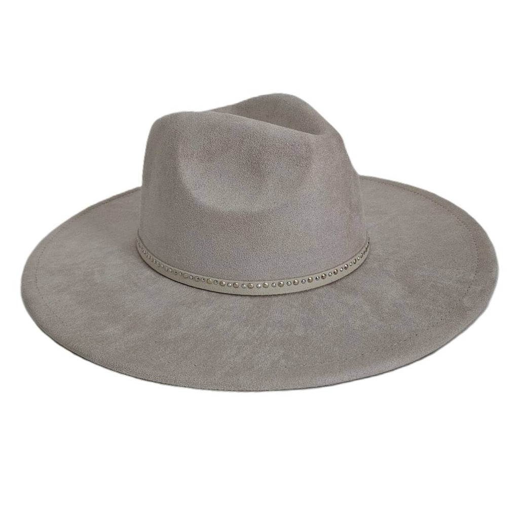 Sombrero Fedora Elegante - Ala Ancha Fieltro Crema | Estilo Boho y Premium para Hombre y Mujer | Talla Única Ajustable