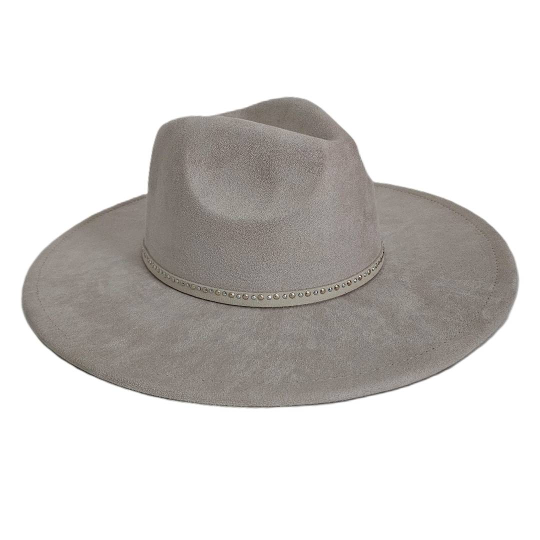 Sombrero Fedora Elegante - Ala Ancha Fieltro Crema | Estilo Boho y Premium para Hombre y Mujer | Talla Única Ajustable