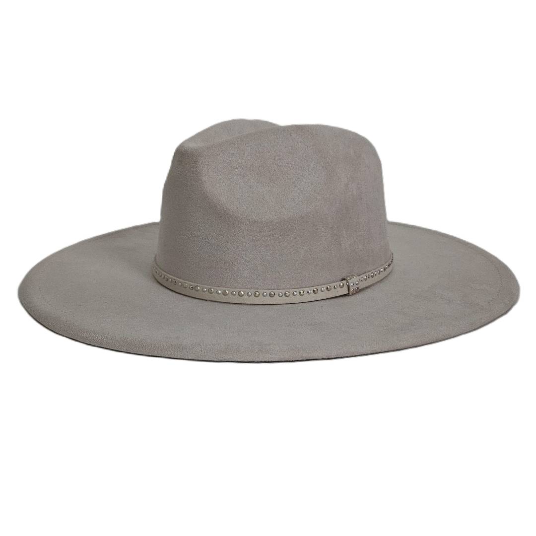 Sombrero Fedora Elegante - Ala Ancha Fieltro Crema | Estilo Boho y Premium para Hombre y Mujer | Talla Única Ajustable