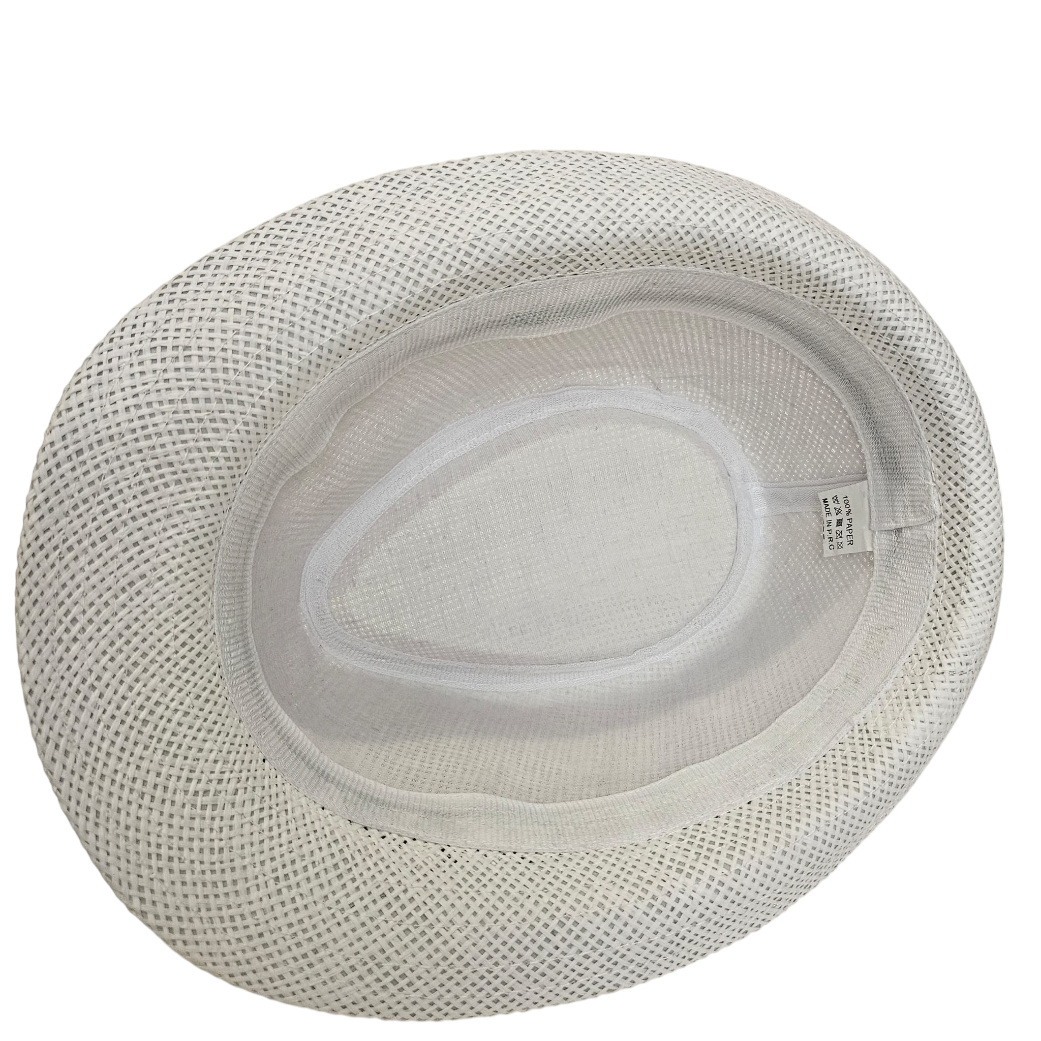Sombrero de Paja de Papel para Hombre y Mujer Adulto - Sombrero de Sol Estilo Trilby Panamá de Ala Corta Resistente y Fuerte, Gorro de Verano Unisex para Playa, Viajes y Eventos (Tallas S, M, L, XL)