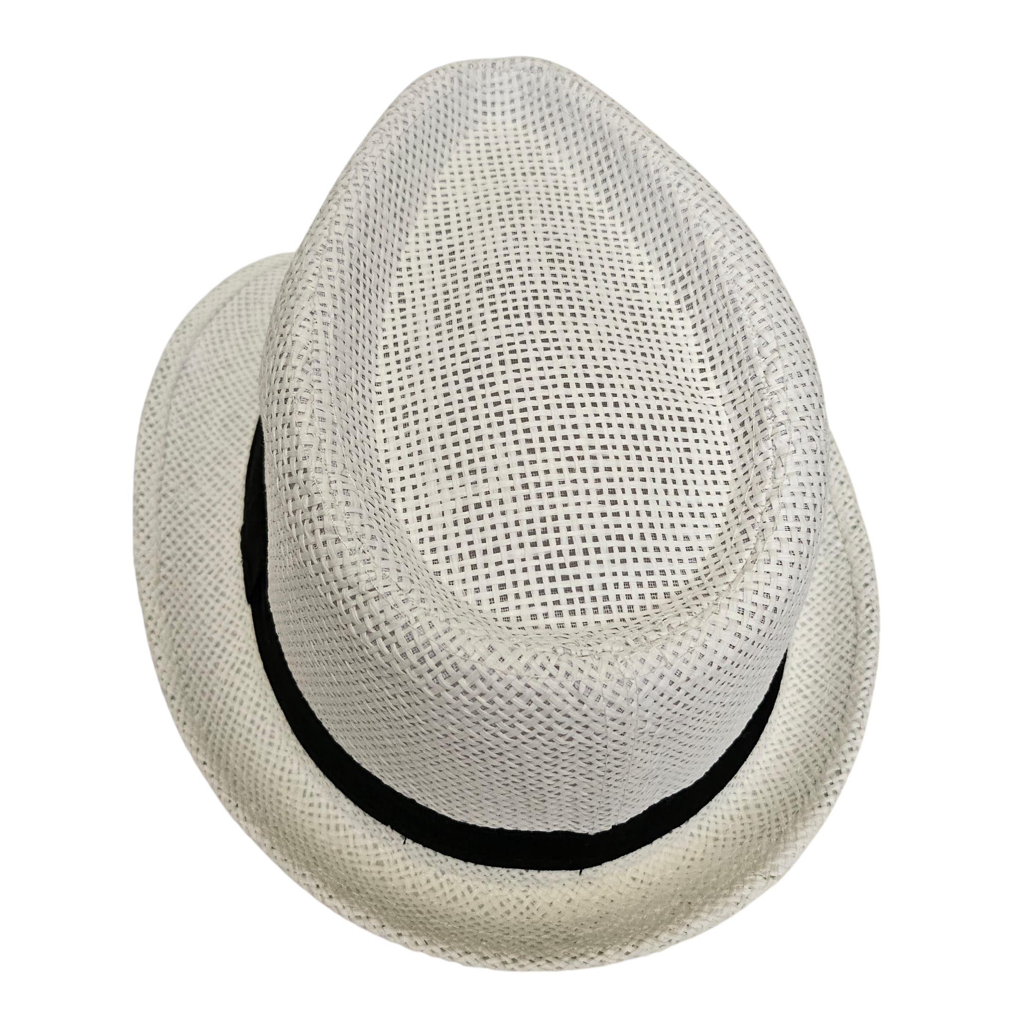 Sombrero de Paja de Papel para Hombre y Mujer Adulto - Sombrero de Sol Estilo Trilby Panamá de Ala Corta Resistente y Fuerte, Gorro de Verano Unisex para Playa, Viajes y Eventos (Tallas S, M, L, XL)