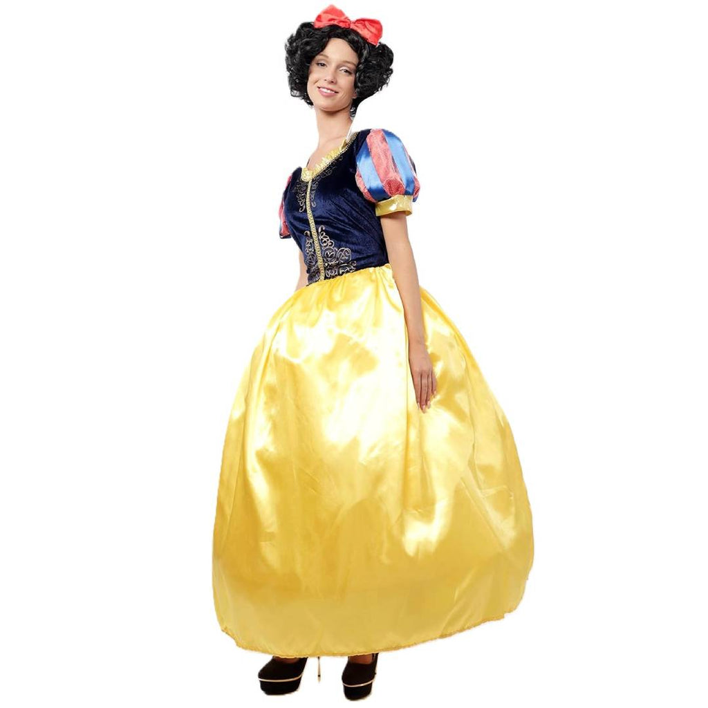 Disfraz de Princesa Clásica de Cuento de Hadas para Mujer - Vestido de Gala Medieval con Diadema Real - Ideal para Carnaval, Halloween y Eventos Temáticos - Tallas S, M, L