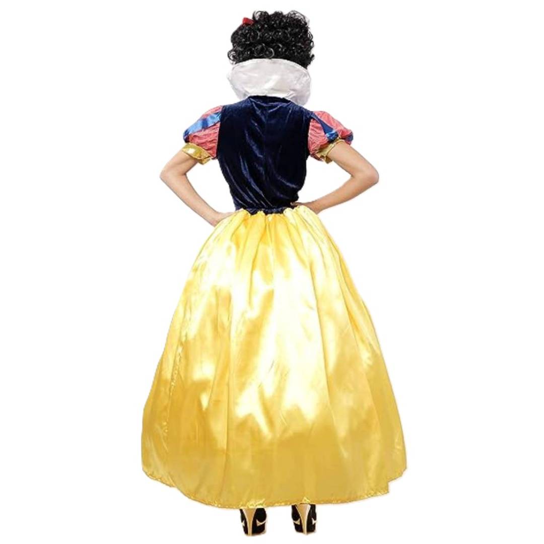 Disfraz de Princesa Clásica de Cuento de Hadas para Mujer - Vestido de Gala Medieval con Diadema Real - Ideal para Carnaval, Halloween y Eventos Temáticos - Tallas S, M, L